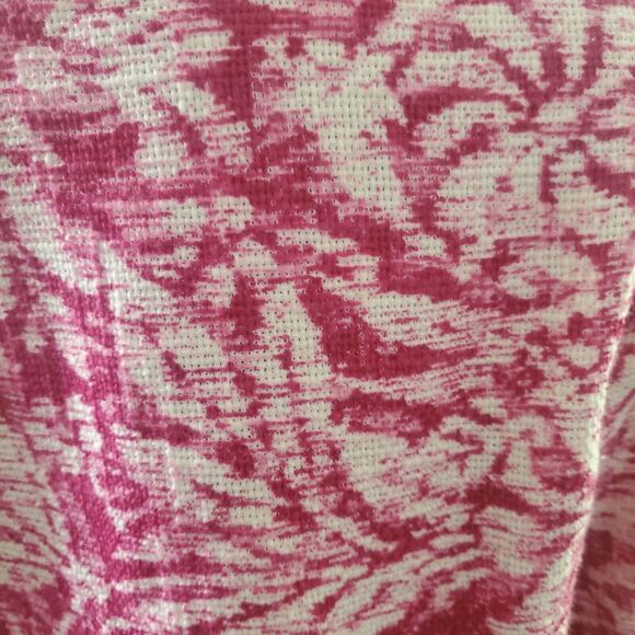 NEW Coldwater Creek Size 8 Petite Textured Pink Floral Button Jacket - Picture 5 of 12